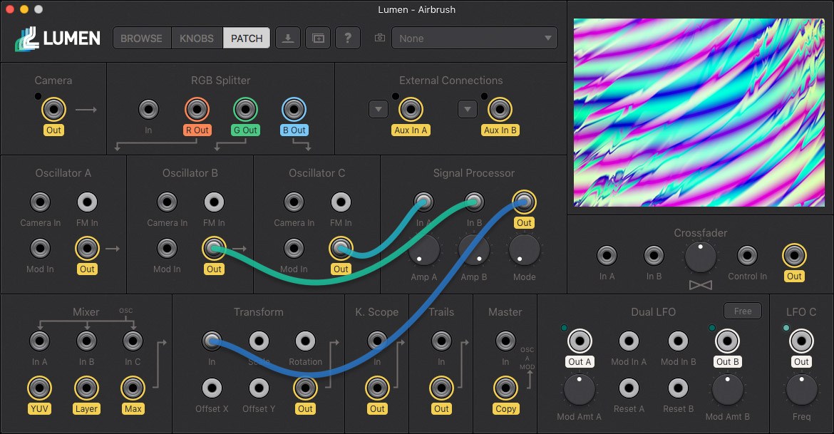 Lumen video synthesizer for mac